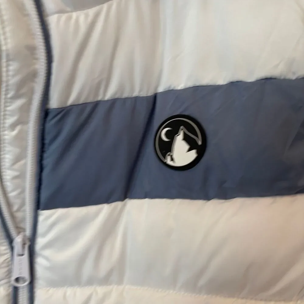 Zyia White Vondelpark Puffer‎ Vest Size XL
